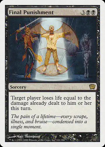 Final Punishment - 9ed Spoiler