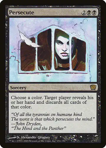 Persecute - 9ed Spoiler