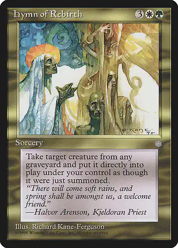Hymn of Rebirth - ice Spoiler