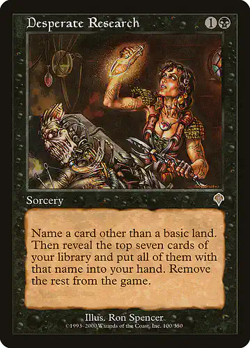 Desperate Research - inv Spoiler