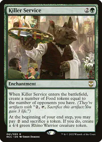 Killer Service - ncc Spoiler