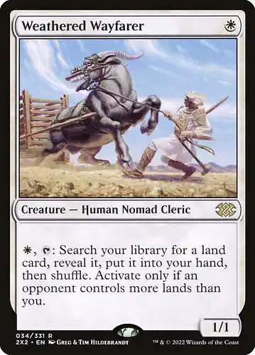 Weathered Wayfarer - 2x2 Spoiler