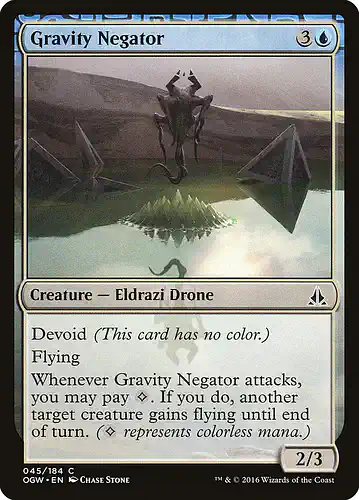 Gravity Negator - ogw Spoiler