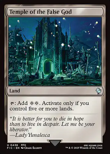Temple of the False God - fic Spoiler