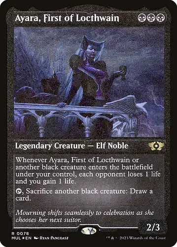 Ayara, First of Locthwain - mul Spoiler