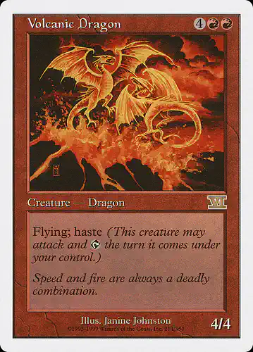 Volcanic Dragon - 6ed Spoiler