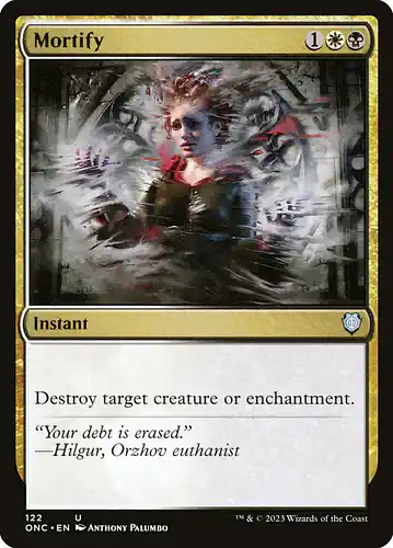 Mortify - onc Spoiler