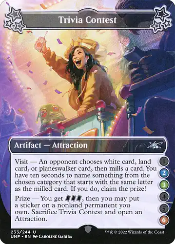 Trivia Contest - unf Spoiler