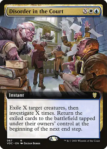 Disorder in the Court - voc Spoiler