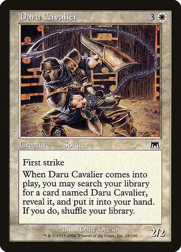 Daru Cavalier - ons Spoiler