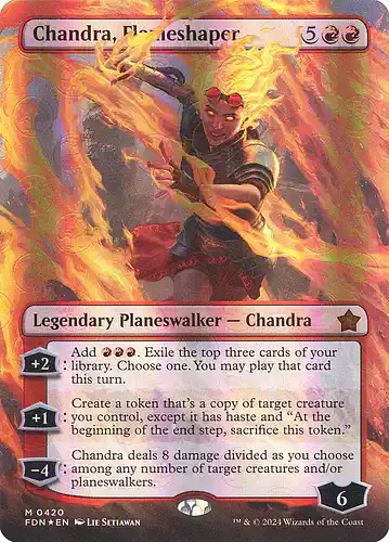 Chandra, Flameshaper - fdn Spoiler