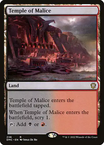 Temple of Malice - dmc Spoiler