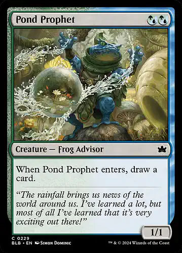 Pond Prophet - blb Spoiler