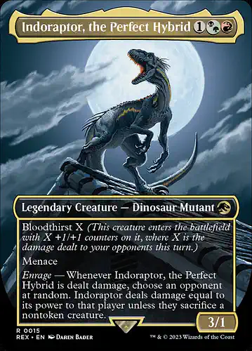 Indoraptor, the Perfect Hybrid - rex Spoiler