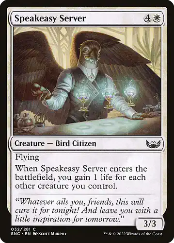 Speakeasy Server - snc Spoiler