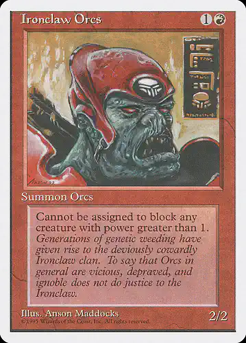 Ironclaw Orcs - 4ed Spoiler
