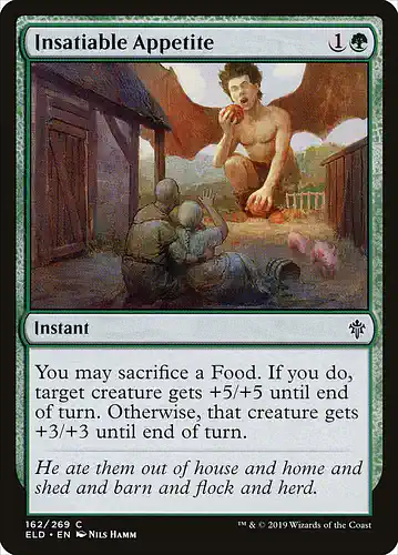 Insatiable Appetite - eld Spoiler