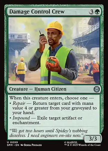 Damage Control Crew - spm Spoiler