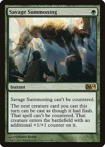 Savage Summoning - m14 Spoiler