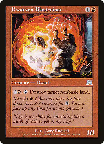 Dwarven Blastminer - ons Spoiler