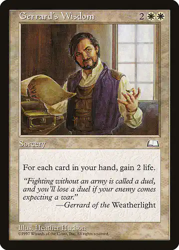 Gerrard's Wisdom - wth Spoiler