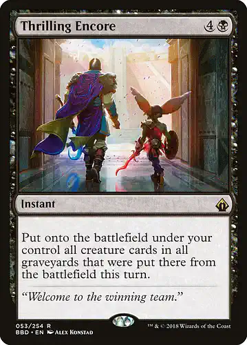 Thrilling Encore - bbd Spoiler