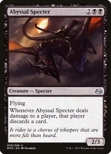 Abyssal Specter - mm3 Spoiler