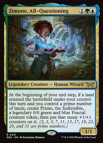 Zimone, All-Questioning - dsk Spoiler