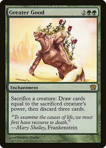 Greater Good - 9ed Spoiler