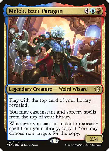 Melek, Izzet Paragon - c20 Spoiler