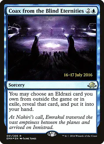 Coax from the Blind Eternities - emn Spoiler
