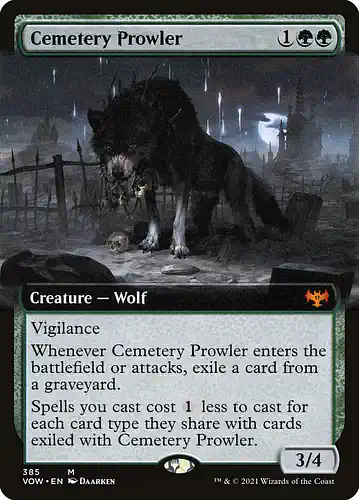 Cemetery Prowler - vow Spoiler