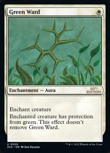 Green Ward - 30a Spoiler
