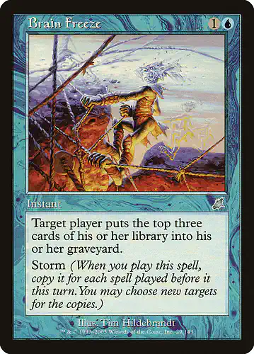Brain Freeze - scg Spoiler