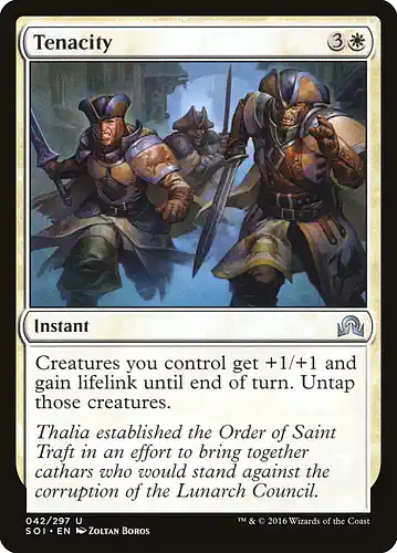 Tenacity - soi Spoiler