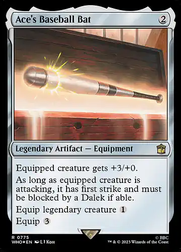 Ace's Baseball Bat - who Spoiler