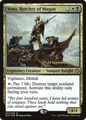 Vona, Butcher of Magan - xln Spoiler