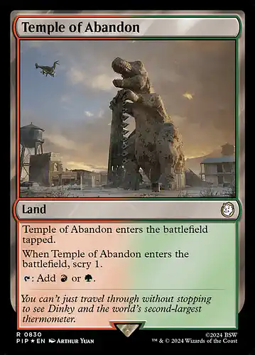 Temple of Abandon - pip Spoiler