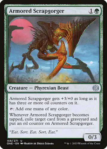 Armored Scrapgorger - one Spoiler