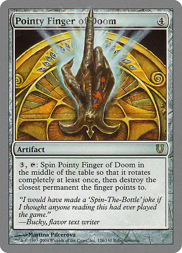 Pointy Finger of Doom - unh Spoiler