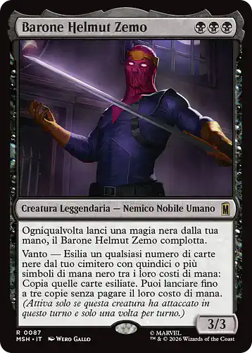 Baron Helmut Zemo - msh Spoiler