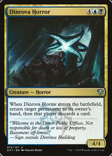 Dinrova Horror - gk1 Spoiler