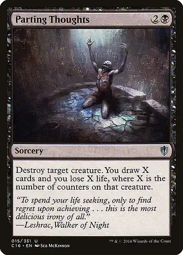 Parting Thoughts - c16 Spoiler