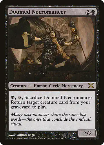 Doomed Necromancer - 10e Spoiler