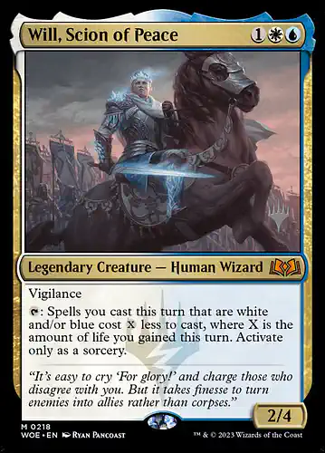Will, Scion of Peace - woe Spoiler