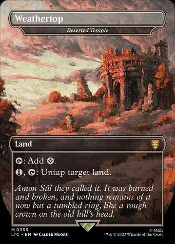 Deserted Temple - ltc Spoiler