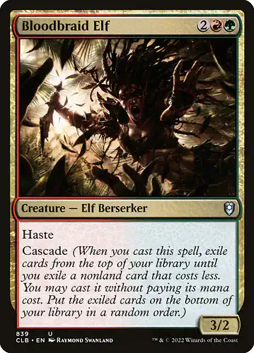 Bloodbraid Elf - clb Spoiler