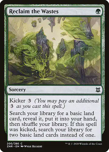 Reclaim the Wastes - znr Spoiler