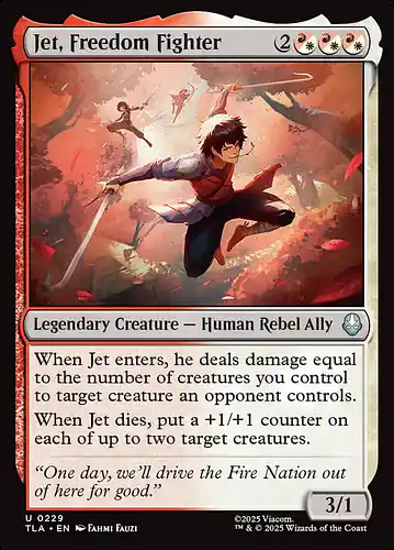 Jet, Freedom Fighter - tla Spoiler