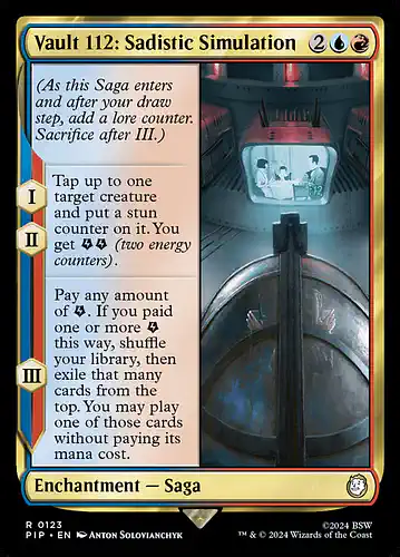 Vault 112: Sadistic Simulation - pip Spoiler